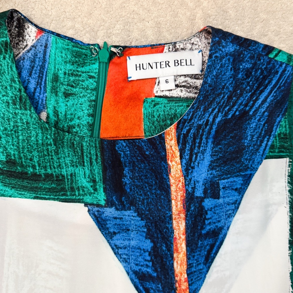 HUNTER BELL Valerie Dress in Mosaic - Picture 8 of 10